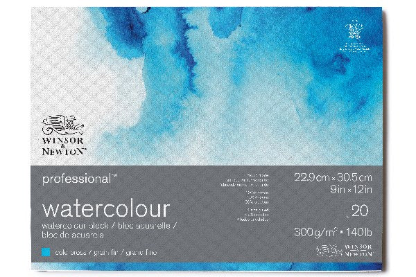 Watercolour pad proff cold press 300g 23x31cm 20p