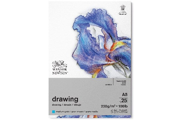 Drawing pad medium surface A5 220g, 25 pages