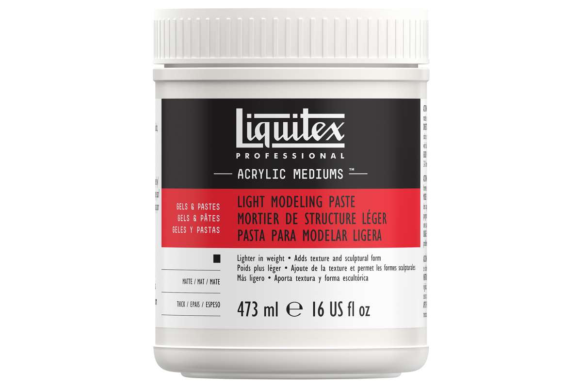 Acrylic medium light modeling paste 473ml