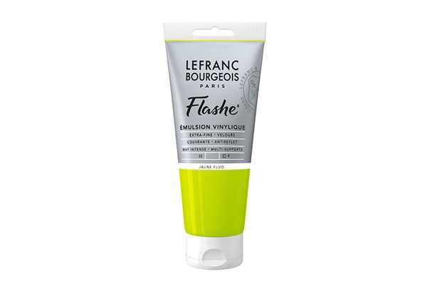 Flashe acrylic 80ml flourescent yellow