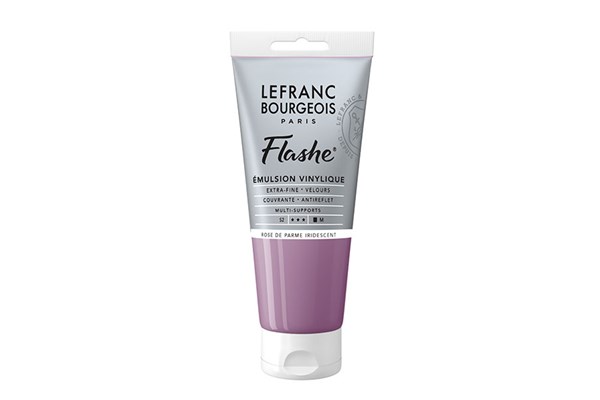 Flashe acrylic 80ml parma pink iridescent