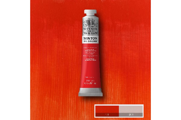 Winton oil 200ml cadmium scarlet hue 107