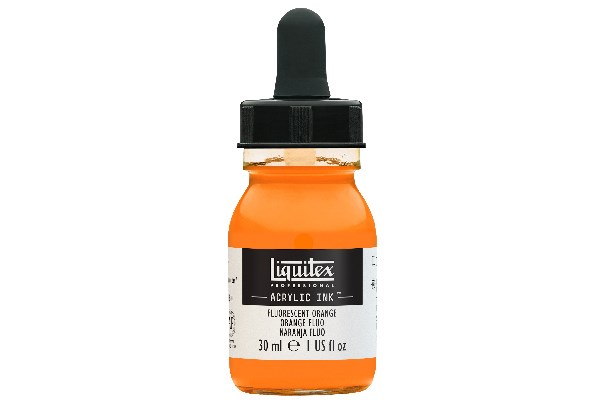 Proff. acrylic ink 30ml flourescent orange 982