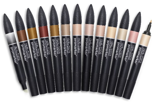 Promarker skintones set 12+1pcs