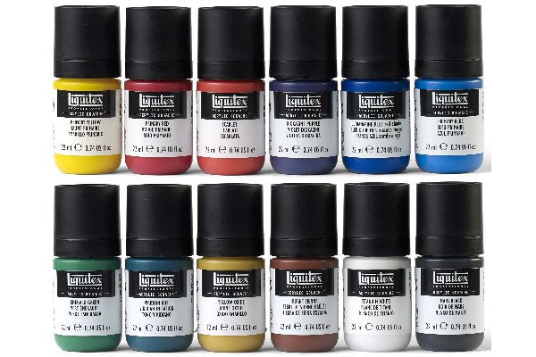 LQX Acrylic Gouache 12x22ml Set essentials