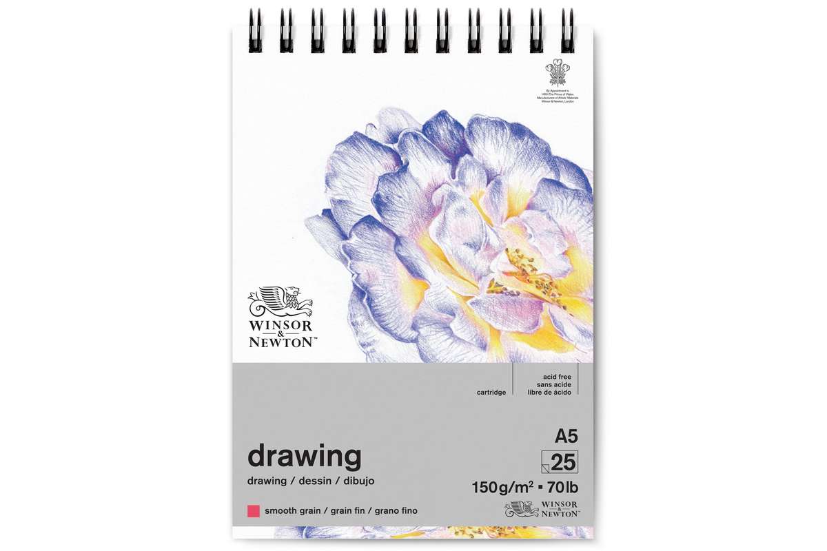 Drawing pad 150g A5, 25 pages