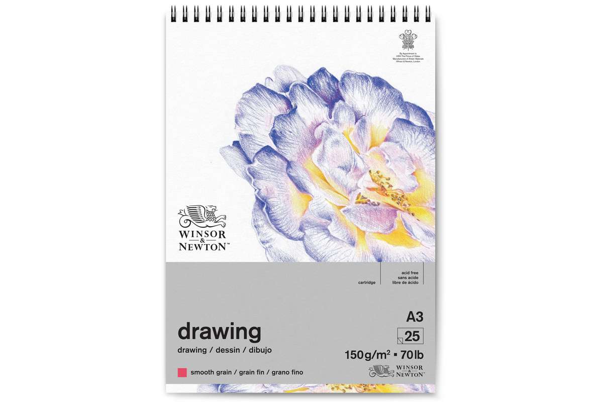 Drawing pad smooth 150g A3, 25 pages