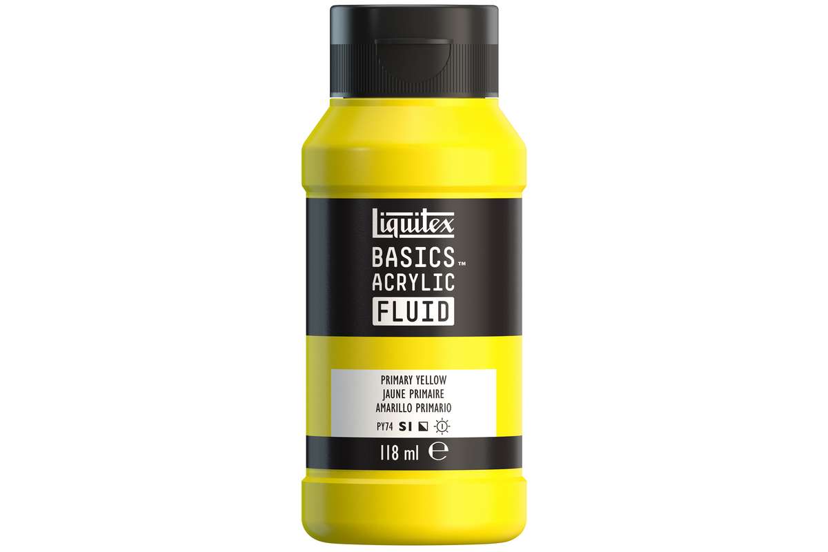 Basics fluid 118ml cadmium primary yellow row 410