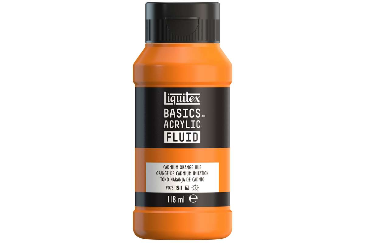 Basics fluid 118ml cadmium orange hue row 720