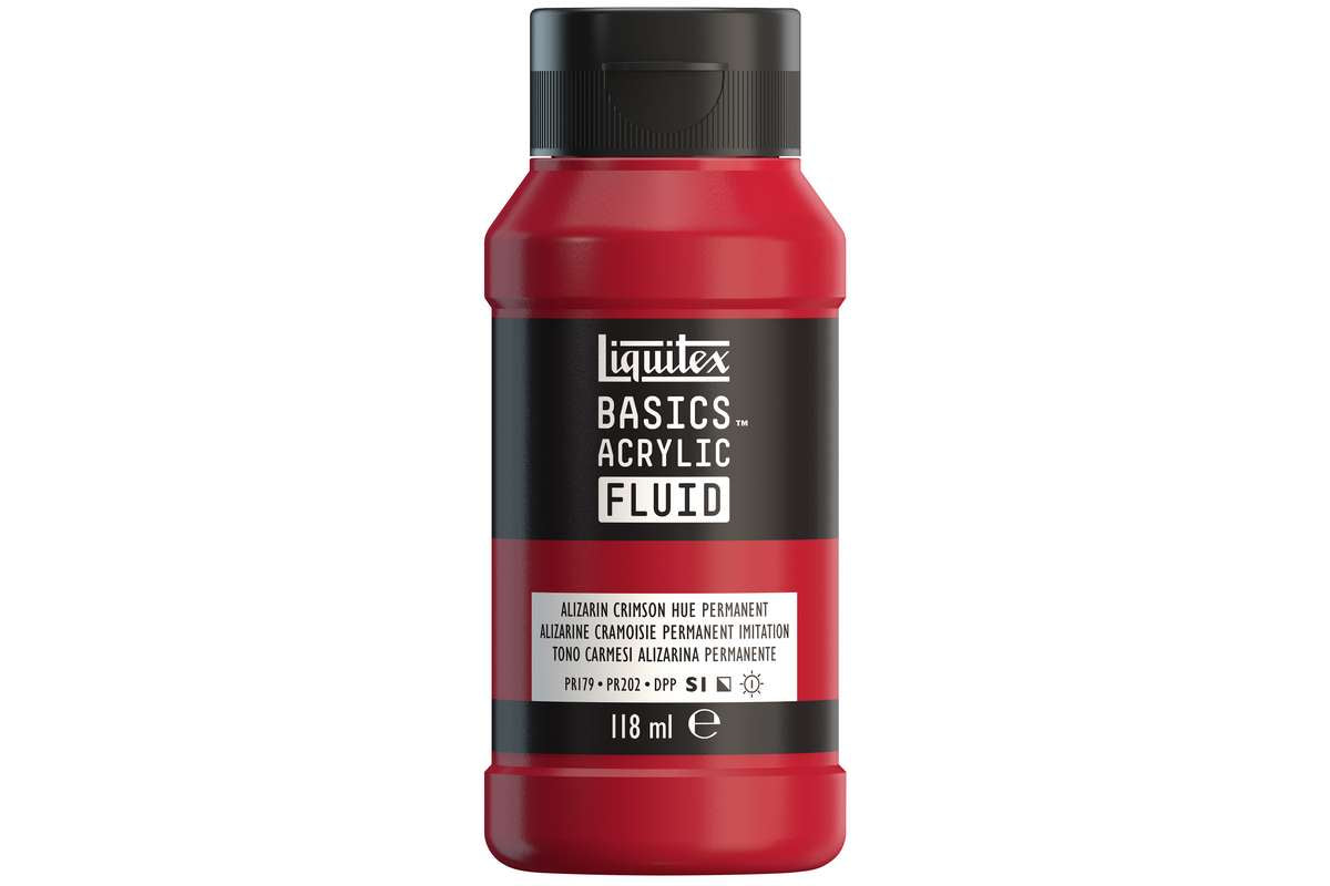 Basics fluid 118ml alizarin crimson perm hue row 1