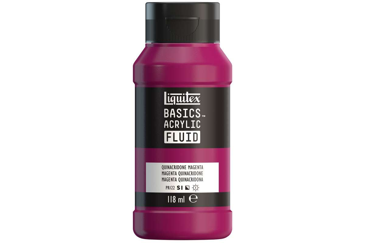 Basics fluid 118ml quinacridone magenta row 114