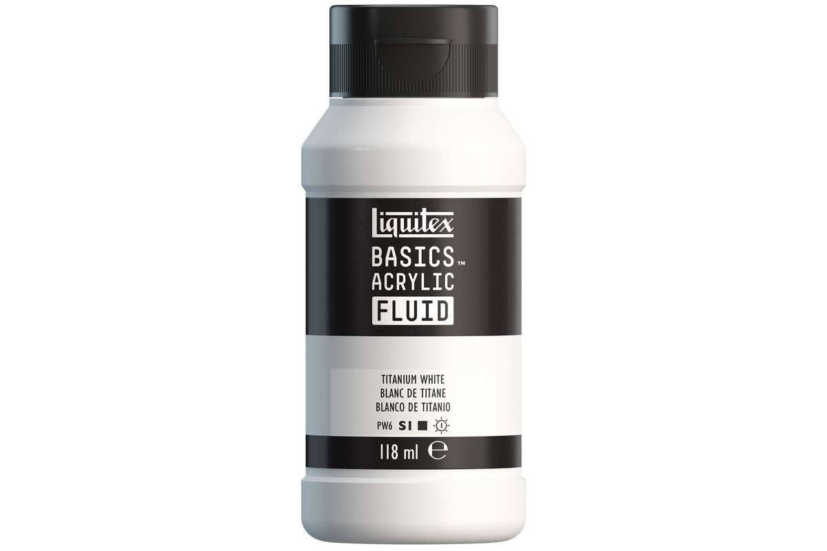 Basics fluid 118ml titanium white row 432