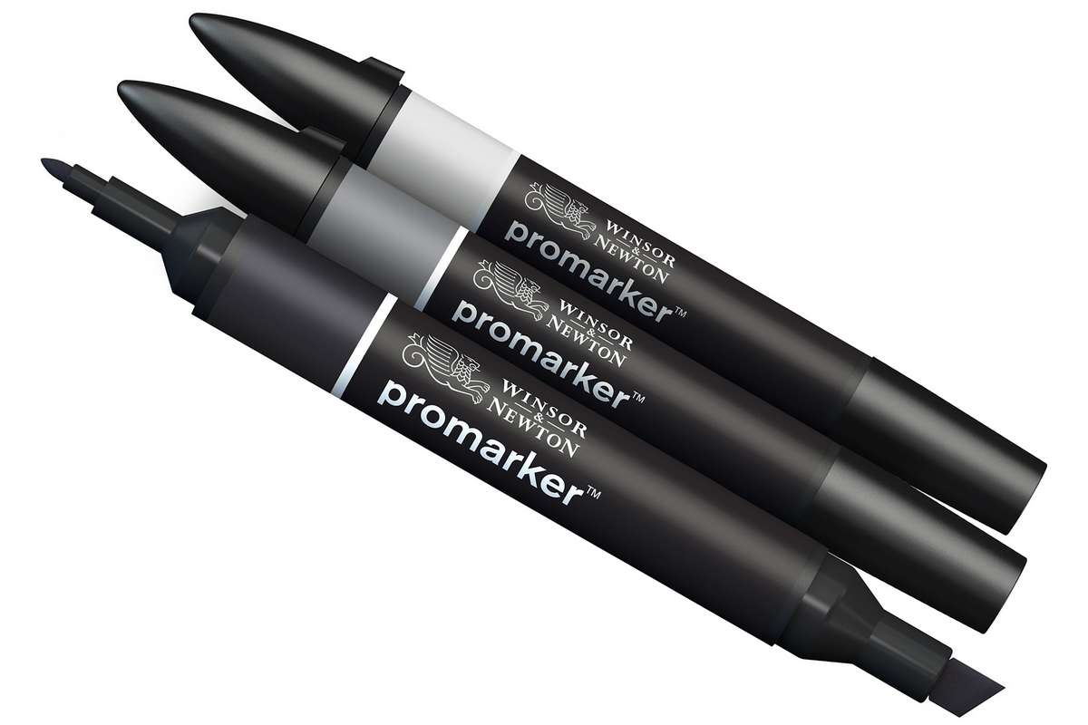 Promarker 3pcs grey tones set