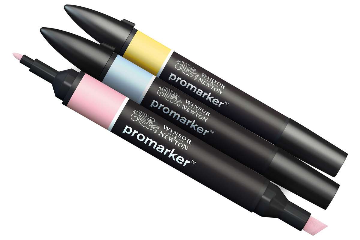 Promarker 3pcs pastel 2 tones set