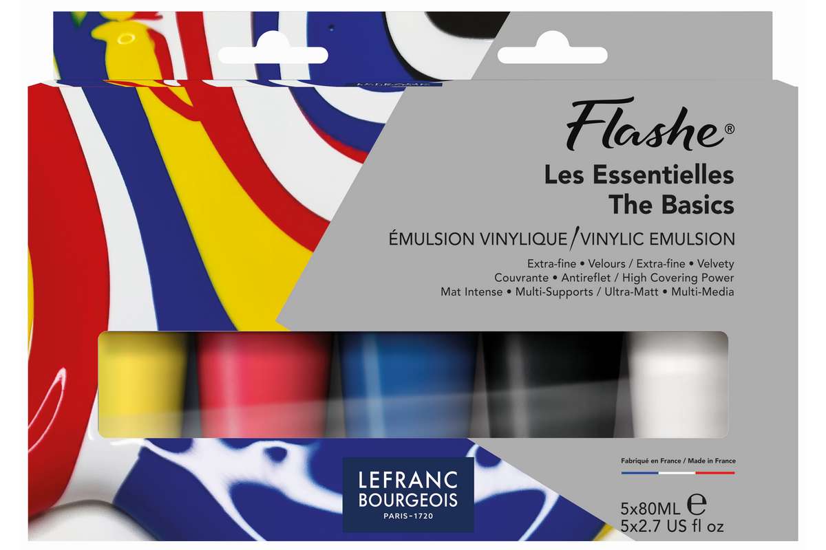 Flashe acrylic primary set 5x80ml