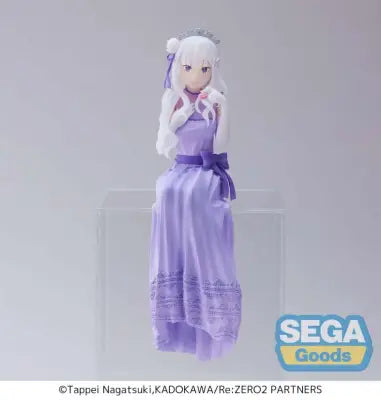 RE ZERO EMILIA PARTY PM PERCHING FIGURE