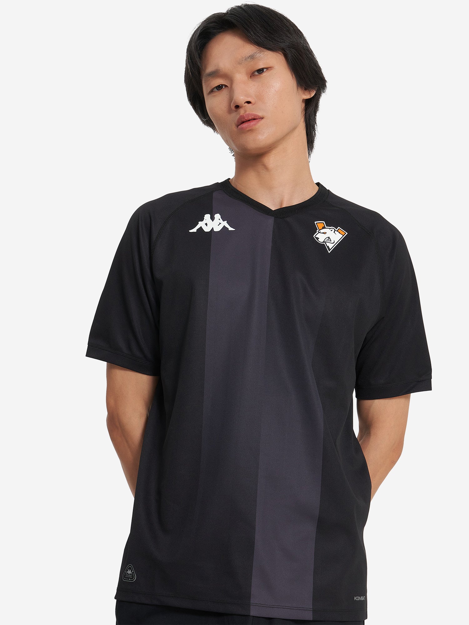 Virtus.pro Kappa jersey 2024/2025 black, size S