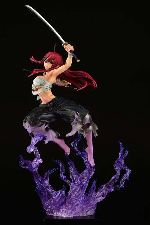 FAIRY TAIL ERZA SAMURAI  SHIKKOKU STATUE