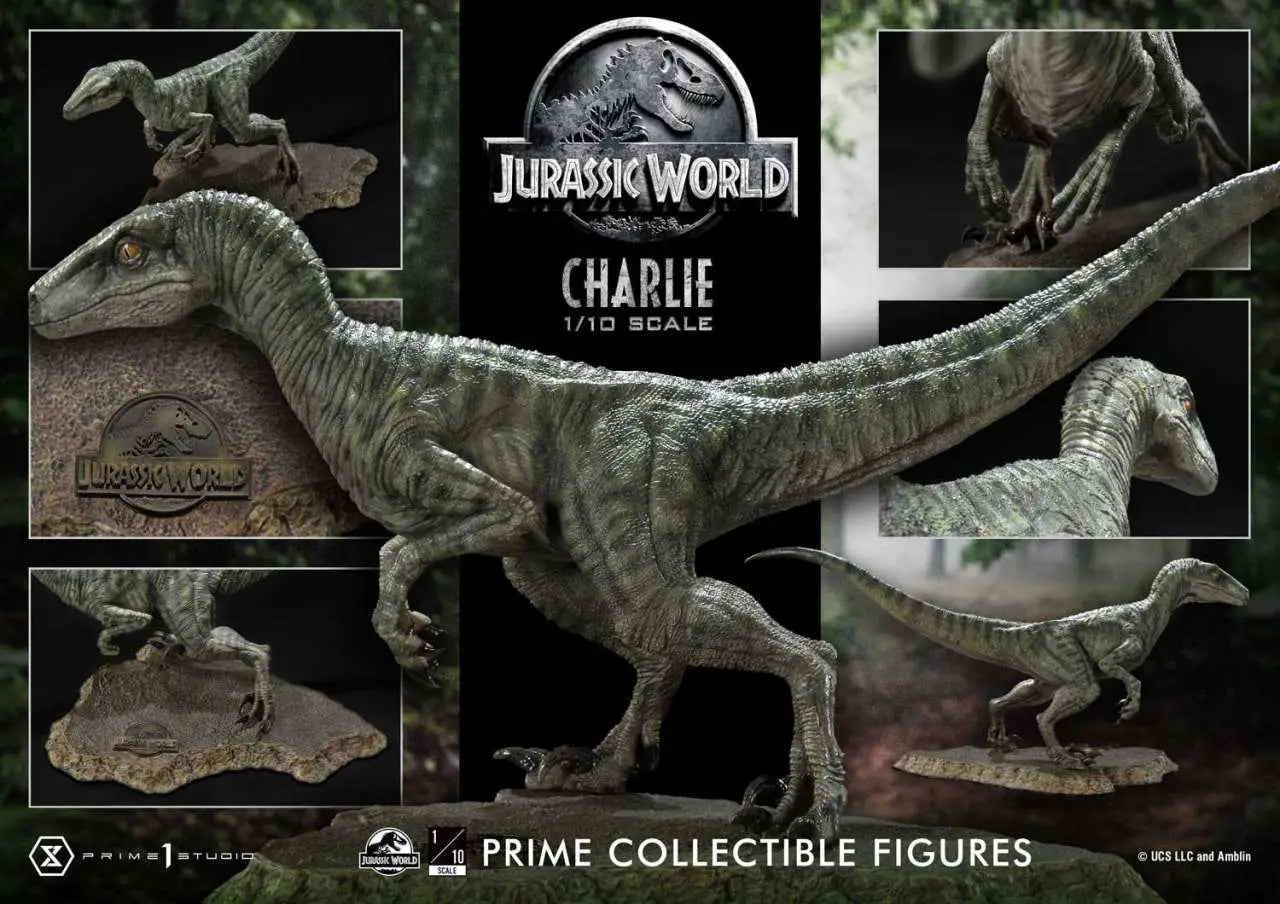 JURASSIC WORLD CHARLIE PRIME COLL STATUE