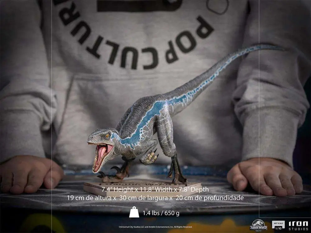 JURASSIC WORLD FK  BLUE 1/10 STATUE