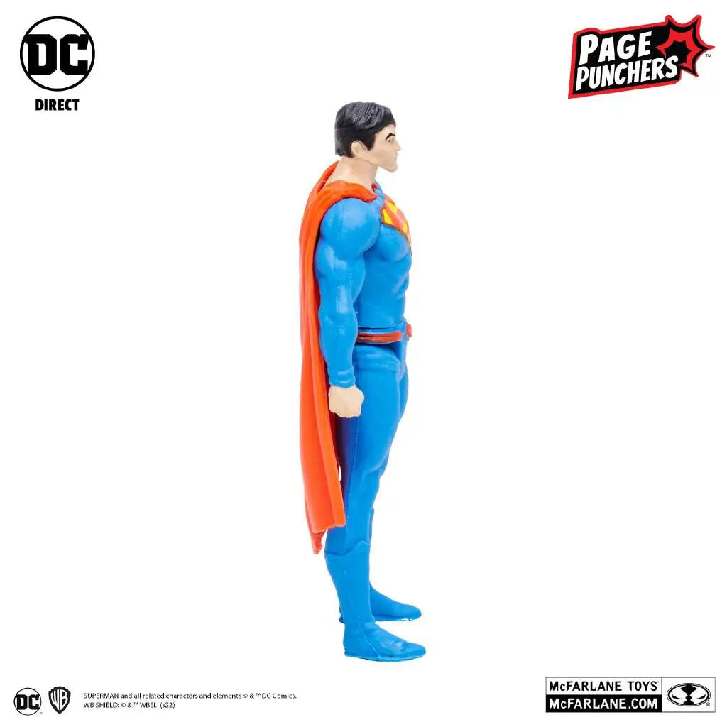 DC PAGE PUNCHERS SUPERMAN + COMIC 3IN AF