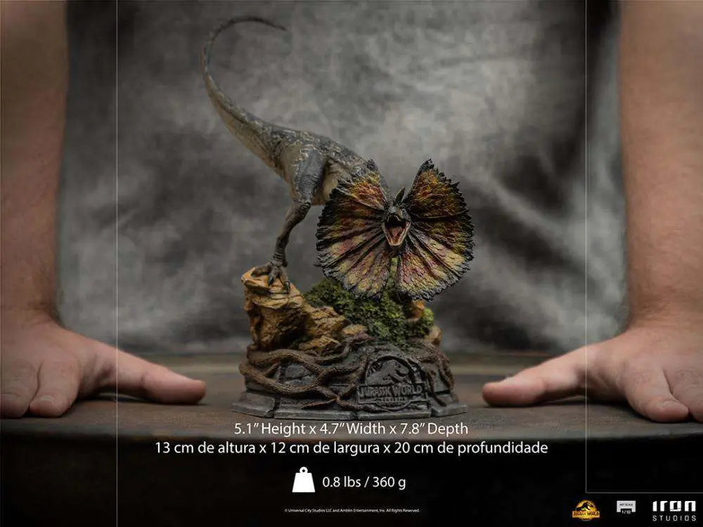 JW DILOPHOSAURUS 1/10 STATUE