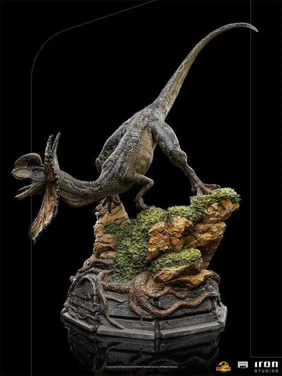 JW DILOPHOSAURUS 1/10 STATUE