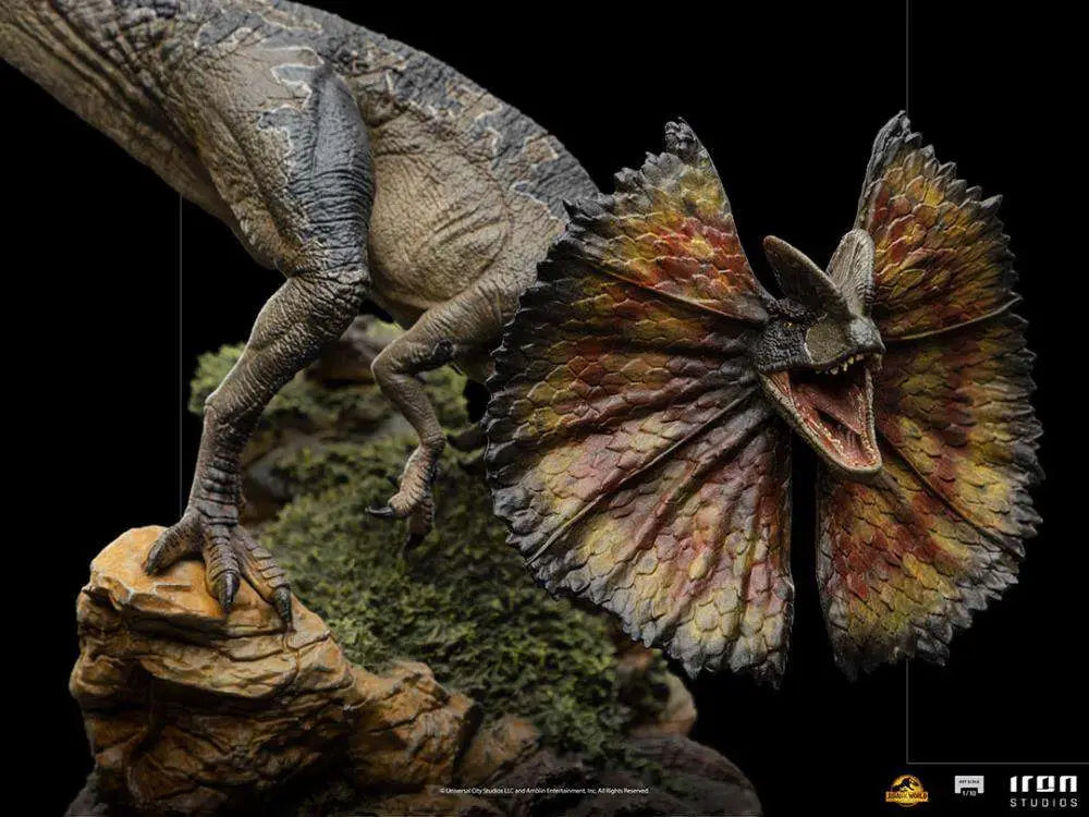JW DILOPHOSAURUS 1/10 STATUE