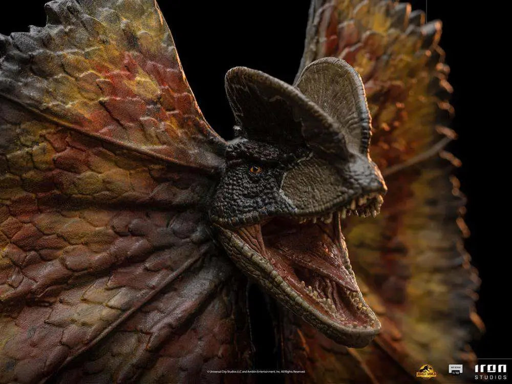 JW DILOPHOSAURUS 1/10 STATUE