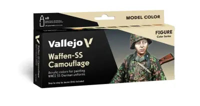 WAFFEN SS CAMOUFLAGE (8) COLOR SET 70180