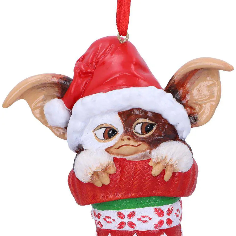 GREMLINS GIZMO IN STOCKING ORNAMENT