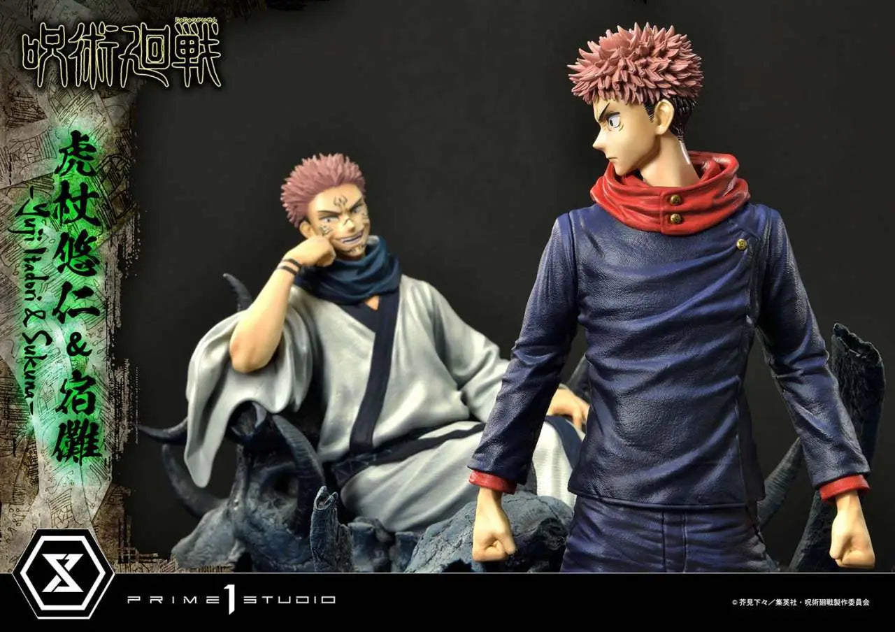 JUJUTSU KAISEN YUJI E SUKUNA STATUE SET