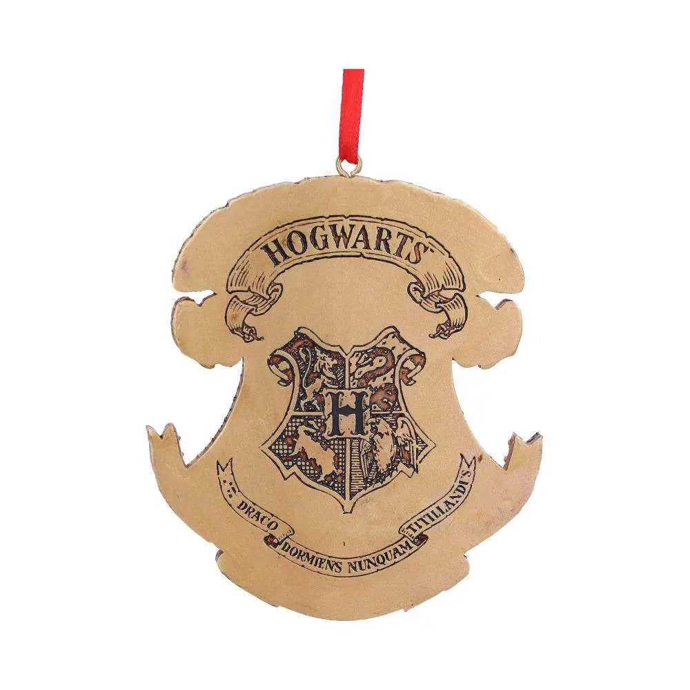 HARRY POTTER HOGWARTS CREST HANGING ORNAMENT