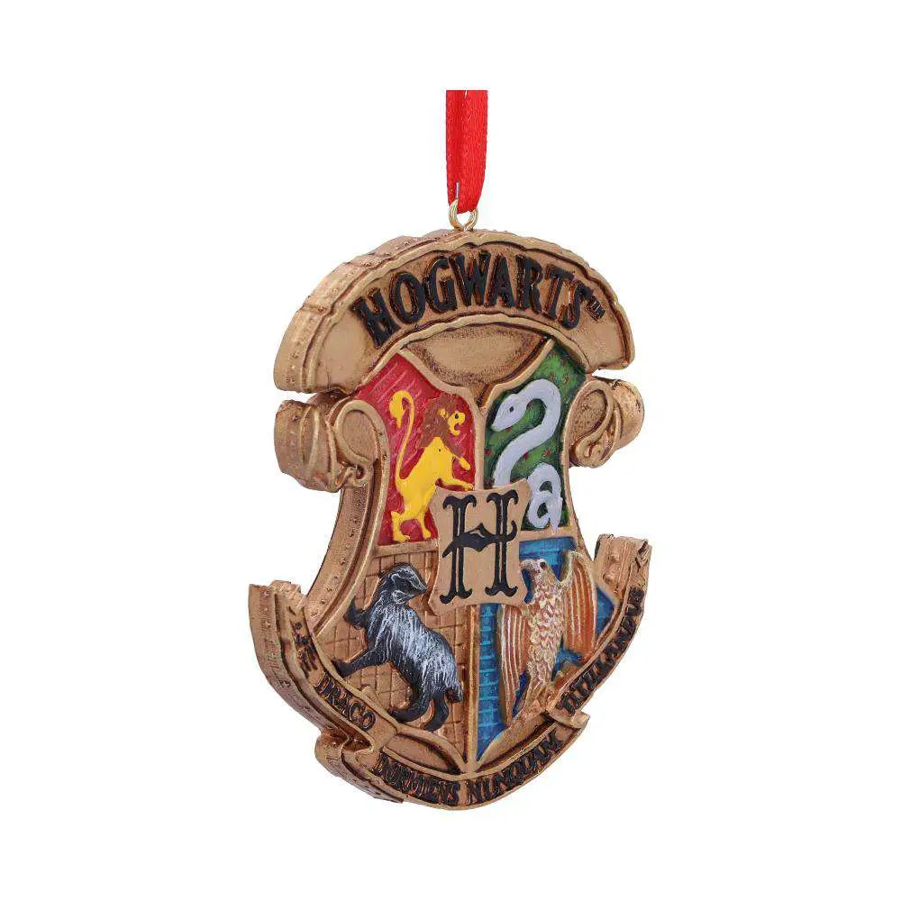 HARRY POTTER HOGWARTS CREST HANGING ORNAMENT