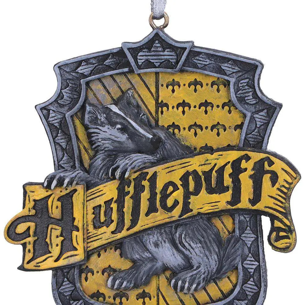 HARRY POTTER HUFFLEPUFF CREST HANGING ORNAMENT