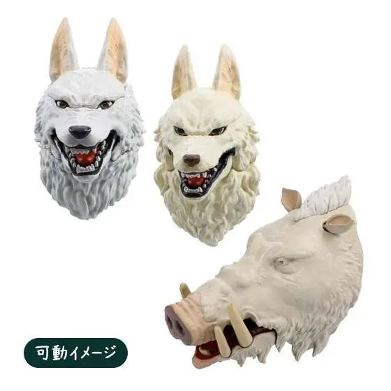 PRINCESS MONONOKE ASSORTED 3D CHARACTER MAGNET (6)