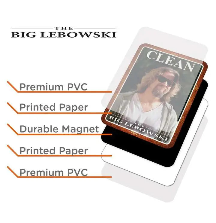 BIG LEBOWSKI DOUBLE SIDED MAGNET