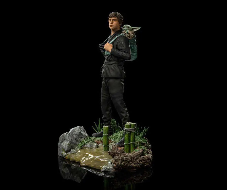 BOOK OF BOBA FETT LUKE GROGU 1/10 STATUE
