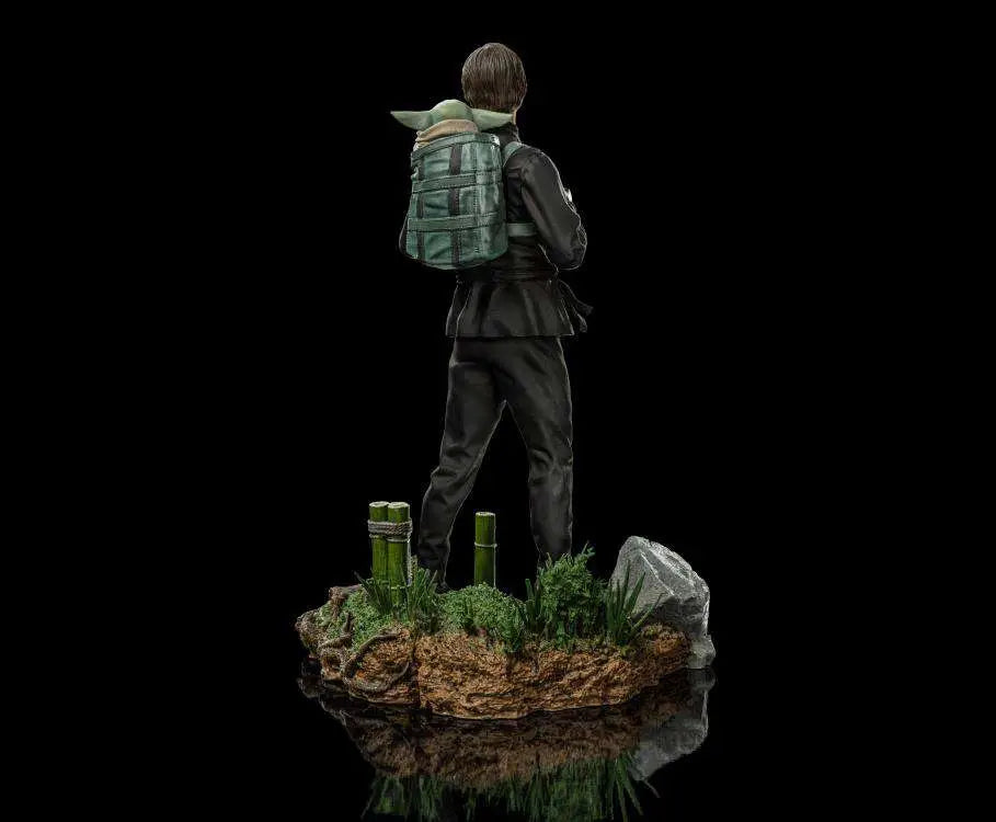 BOOK OF BOBA FETT LUKE GROGU 1/10 STATUE