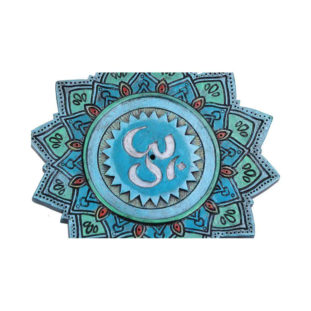 INCENSE BURNER OM SACRED SOUND SET 4