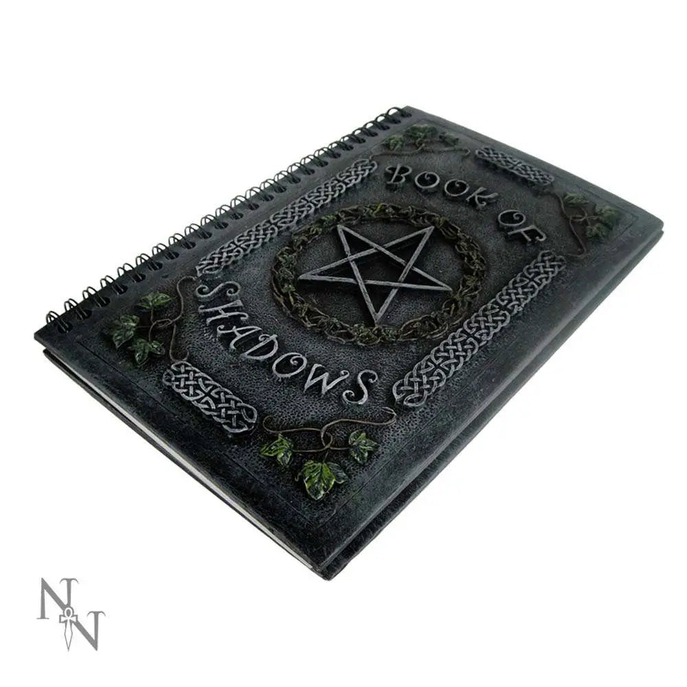 NOTEBOOK RESIN SPIRAL COVER IVY PENTAGRM
