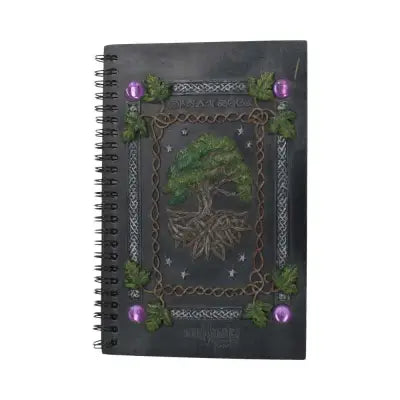 NOTEBOOK RESIN SPIRAL COVER TREE OF LIFE