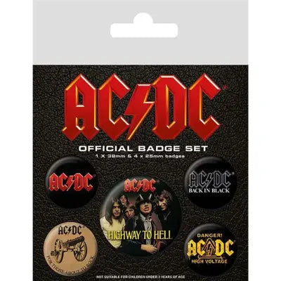AC/DC BADGE PACK AC/DC