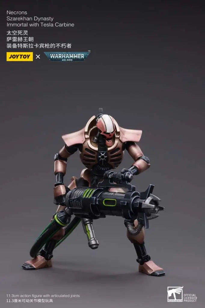 WH40K NECRONS IMMORT WITH TESLA CARBINE