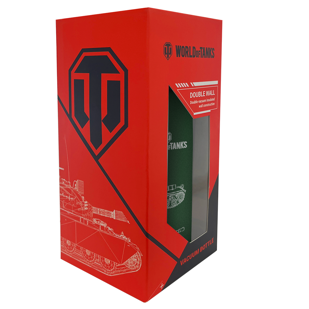 World of Tanks Thermos 650ml green