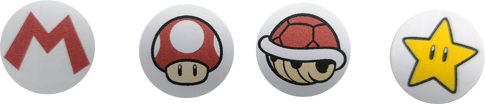 SUPER MARIO - Set of 4 Erasers