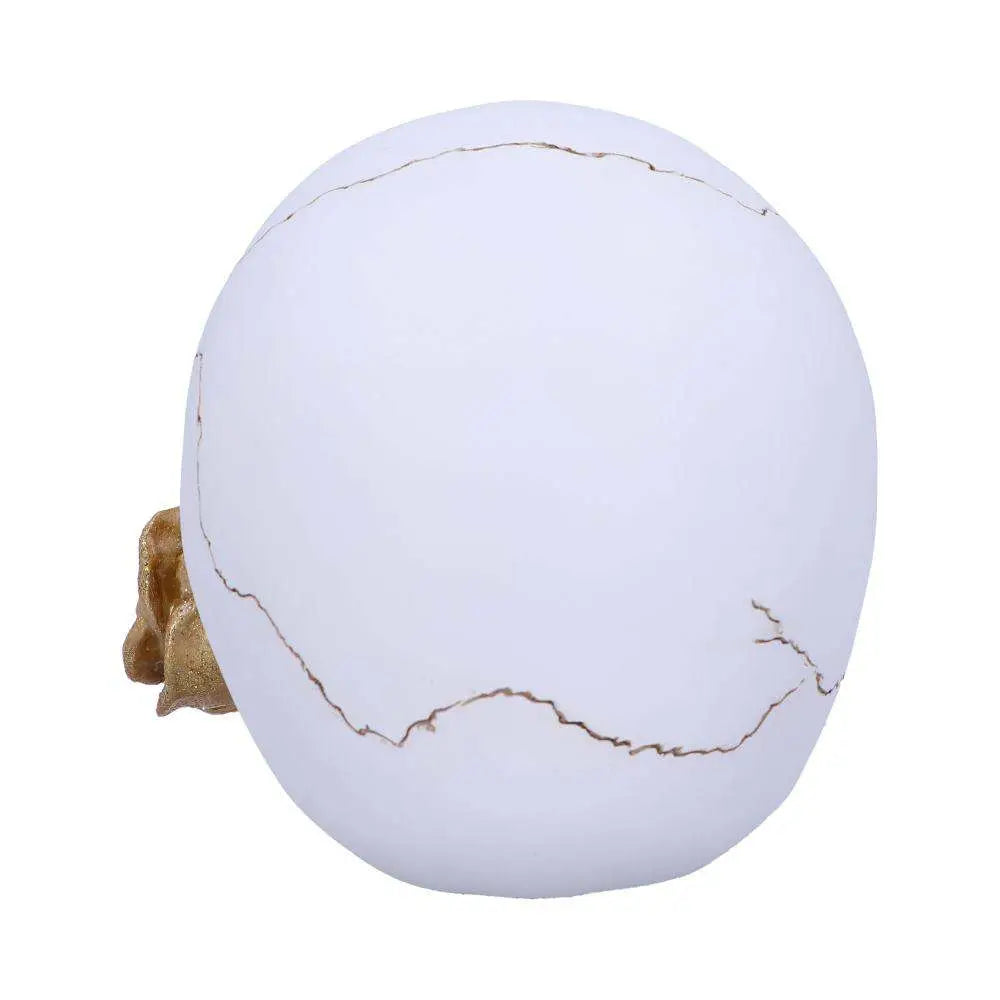 SKULL GOTHIC FLORAL FATE GOLDEN ROSE