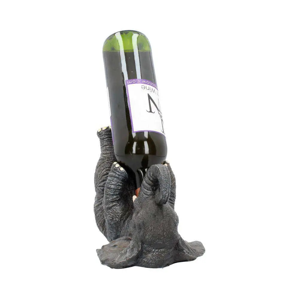 GUZZLERS GREY ELEPHANT WINE BOTTLE HOLDER