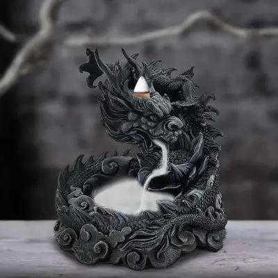 ASIAN DRAGON BACKFLOW INCENSE BURNER