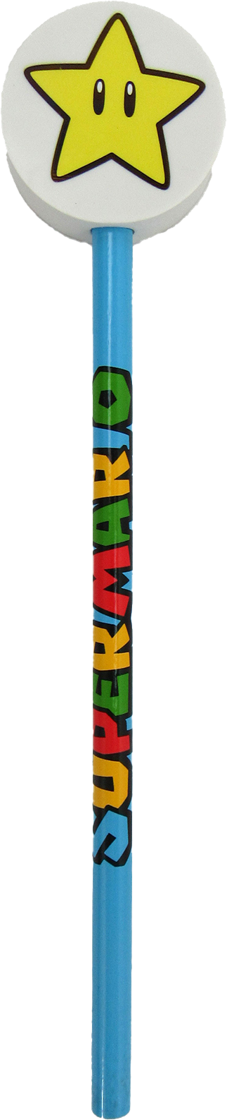 SUPER MARIO - Set of 2 Pencils with Eraser